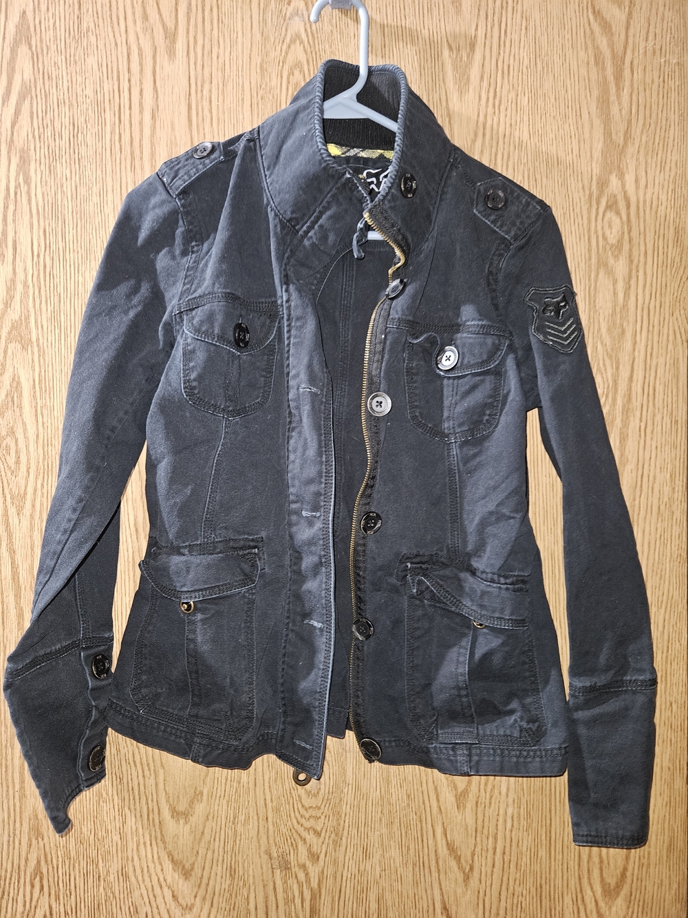 Fox Vintage Charcoal Military Field Jacket